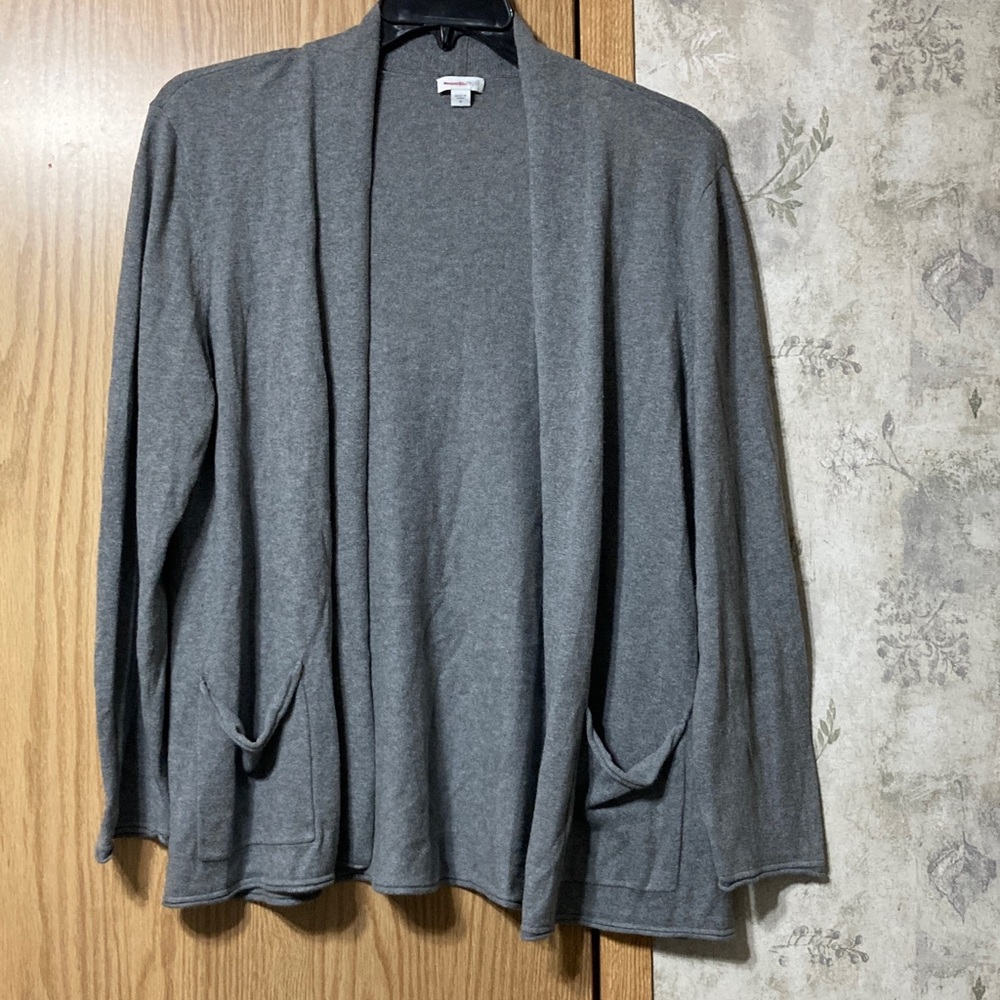 Pure Jill Gray Women's Cardigan Medium